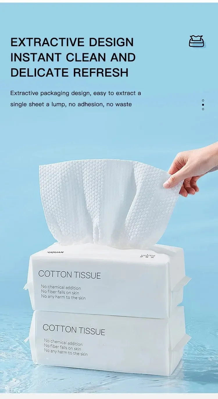 Serenya Pure Towels — Disposable Facial Cleansing Sheets